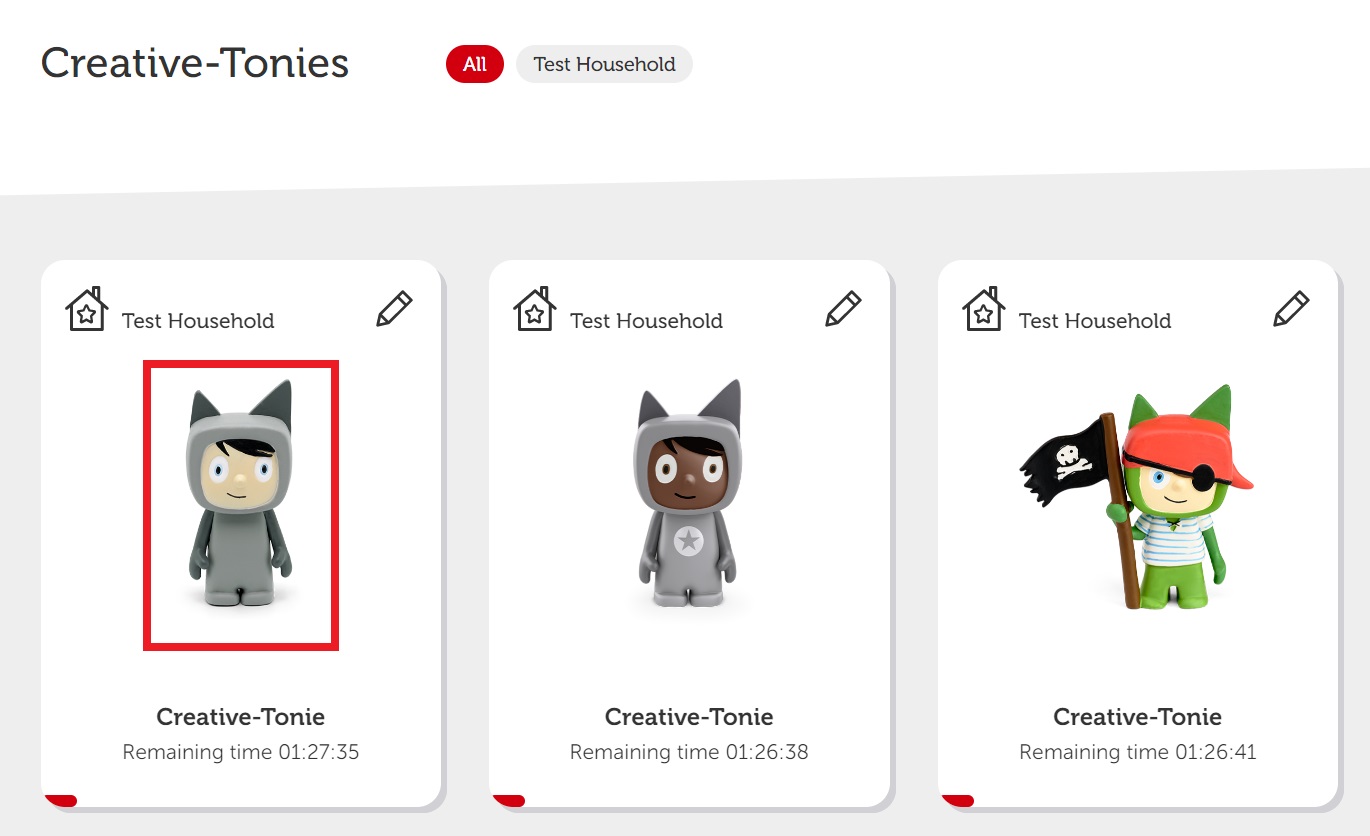 How do I change the order of the content on my CreativeTonie? tonies